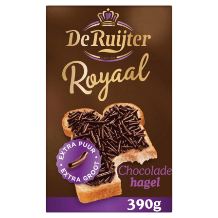 De Ruijter Royaal chocoladehagel extra puur