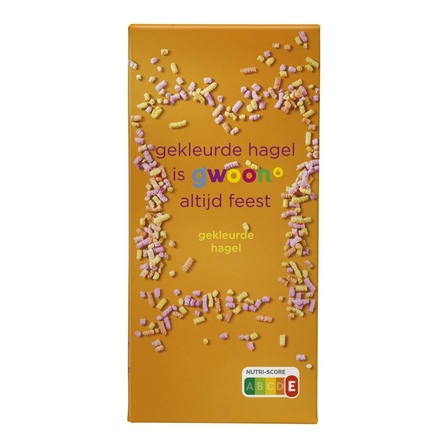 g'woon Gekleurde Hagel