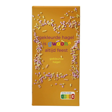 g'woon Gekleurde Hagel