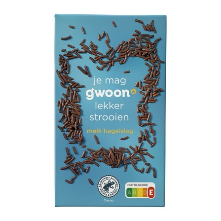 g'woon Melk Hagelslag 400 g