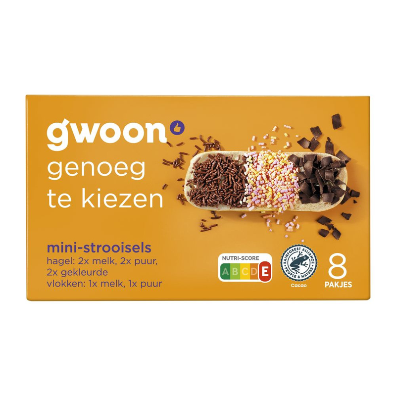 G'woon Mini-Strooisels 8 Pakjes