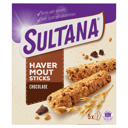 Sultana Havermoutsticks chocolade