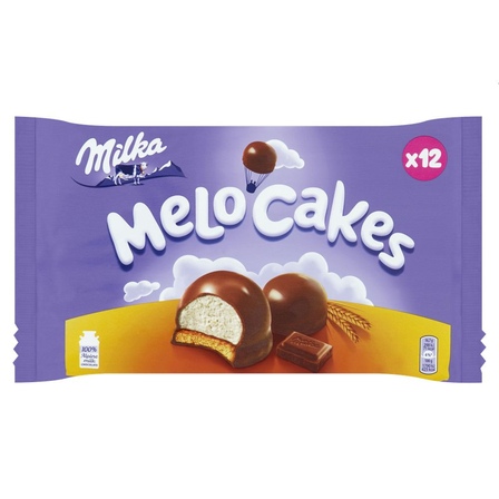 Milka Melo cakes chocolade cakejes