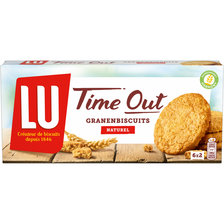 LU Time Out Granenbiscuits Koekjes Naturel 6 x 2 Stuks 171 g