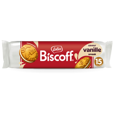 Lotus speculoos Biscoff sandwich vanille