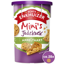 Echte Enkhuizer mini's jodekoek appeltaart