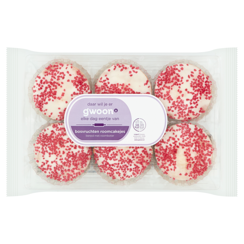 G'woon Roomcakejes bosvruchten