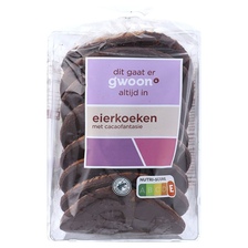g'woon chocolade eierkoeken