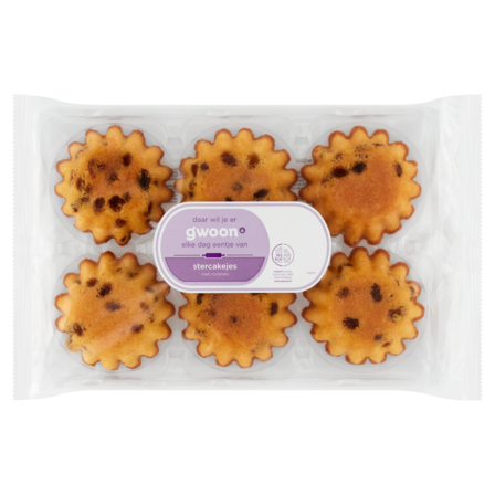 G'woon Rozijnenstercakejes
