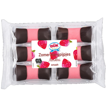 Zomermergpijpjes aardbei