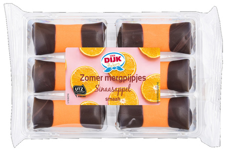 van Dijk Zomermergpijpjes  Sinaasappel