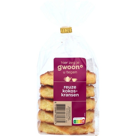 g'woon reuze kokoskransen