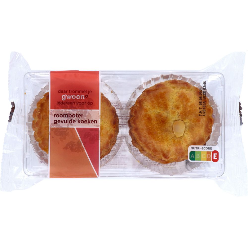 G'woon rb gevulde koeken 400gr.