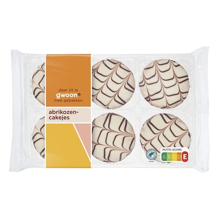 g'woon Abrikozen Cakejes