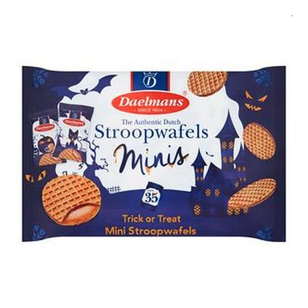 Daelmans mini caramel stroopwafels halloween