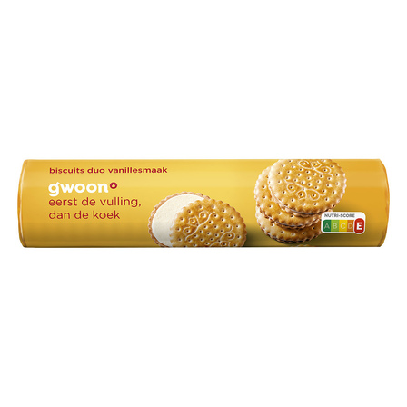 G'woon biscuit duo vanille