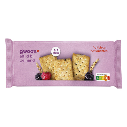 g'woon bosvruchten fruitbiscuit