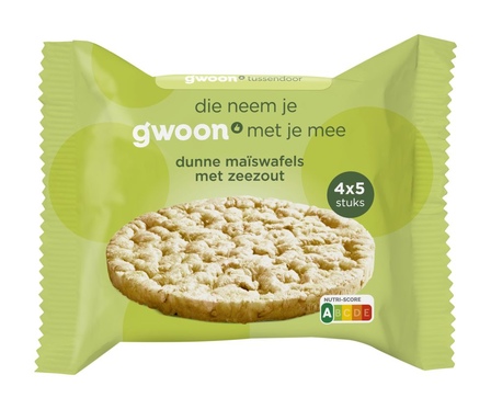 G'woon Maiswafels  Zeezout