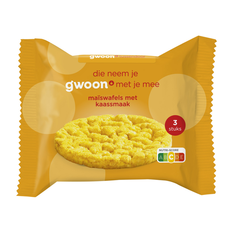 G'woon maiswafel kaas 104grm