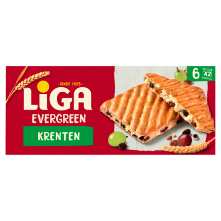 Liga Evergreen koekjes Krenten 225 g