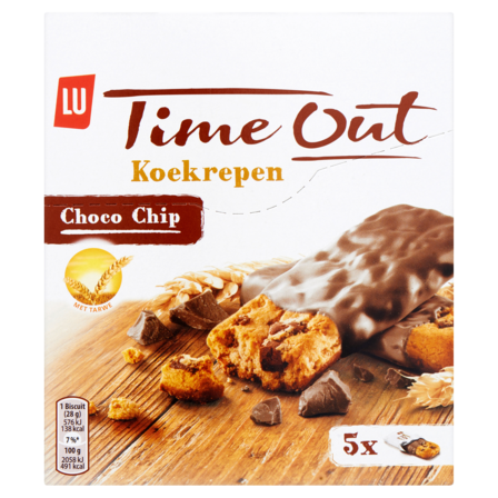 LU Time Out Koekrepen Choco Chip 140 g