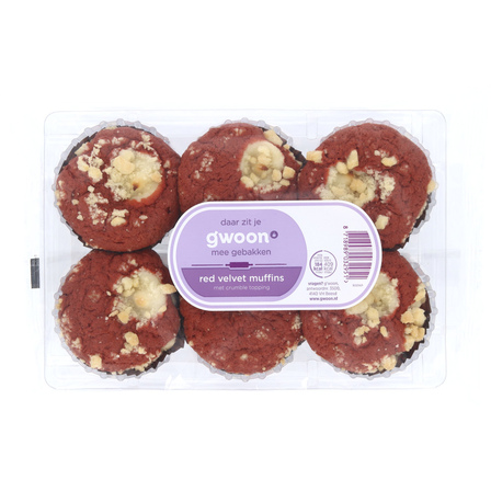 G'woon Muffins Red Velvet