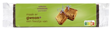 G'woon Ontbijtkoek  Gesneden Volkoren