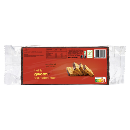 g'woon Ontbijtkoek Gesneden Naturel