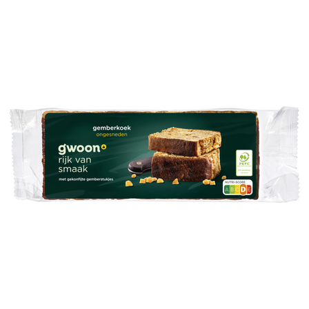 g'woon Gemberkoek Ongesneden