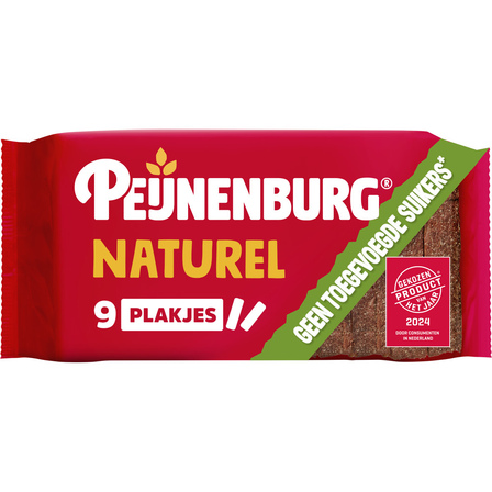 Peijnenburg Naturel Gesneden Geen Toegevoegde Suikers
