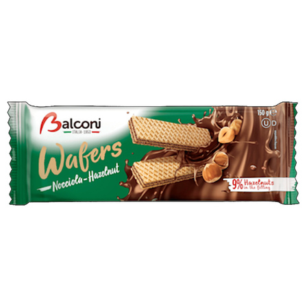 Balconi Wafer cubi' hazelnoot