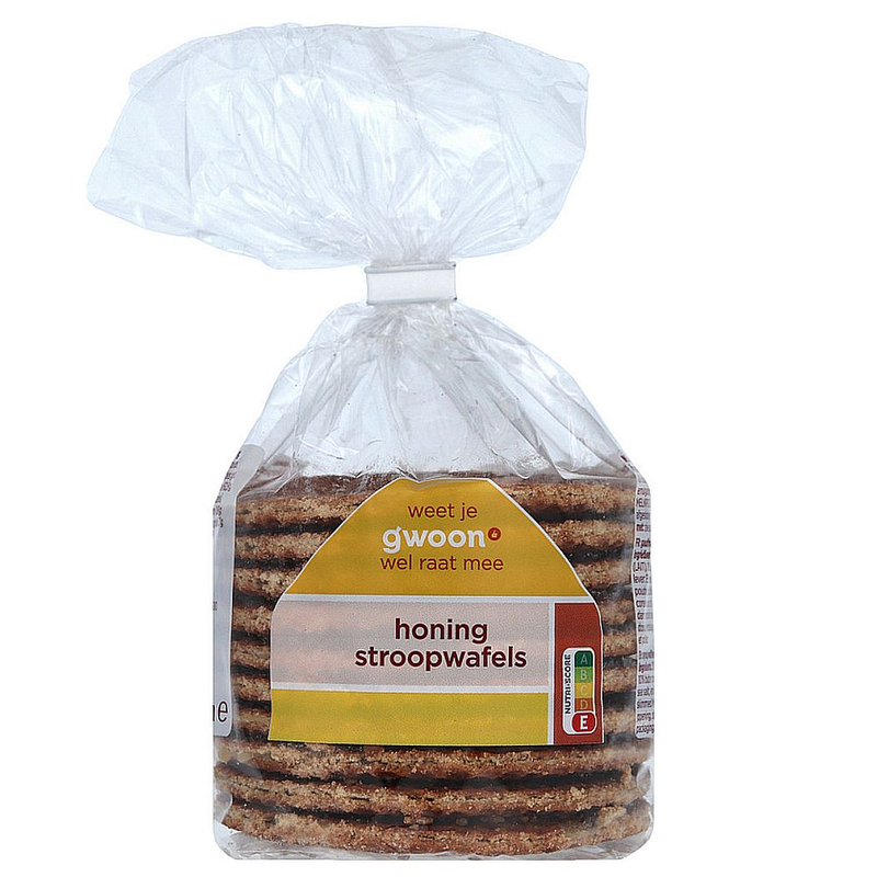 G'woon stroopwafels honing 400gr