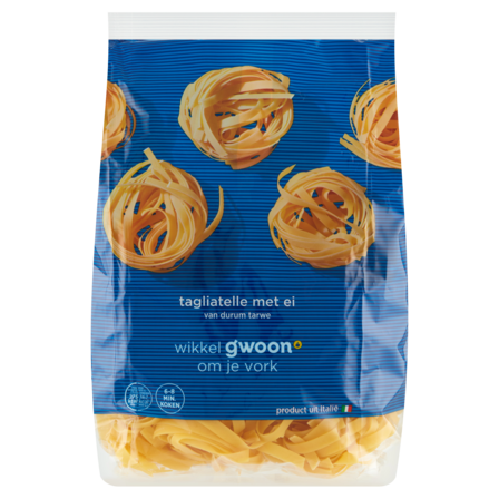 g'woon Tagliatelle met Ei van Durum Tarwe