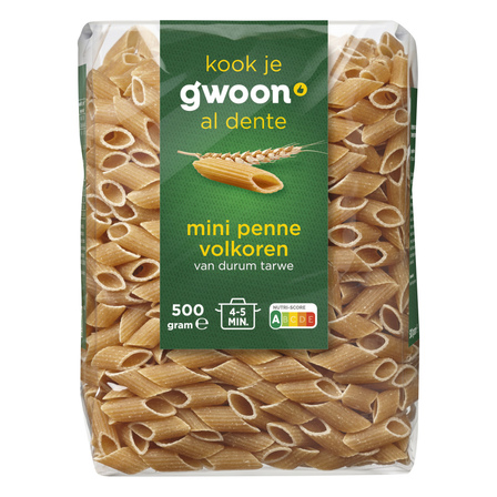 g'woon Mini Penne Volkoren