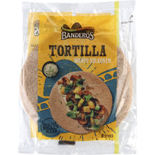 Banderos Volkoren Tortilla Wraps 8 x 40 g