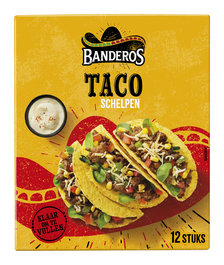 Banderos Taco Schelpen 12 x 12,5 g