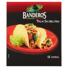 Banderos Taco Schelpen 12 x 12,5 g