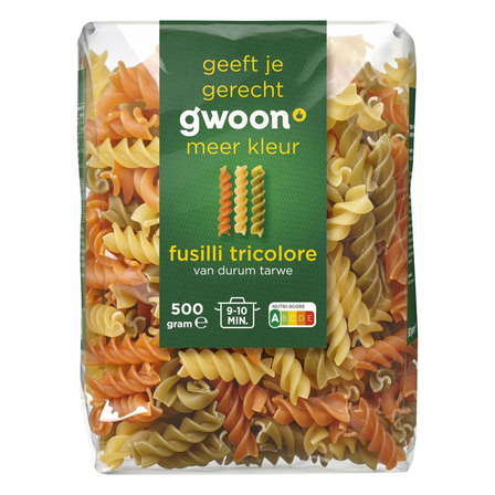 g'woon Fusilli Tricolore