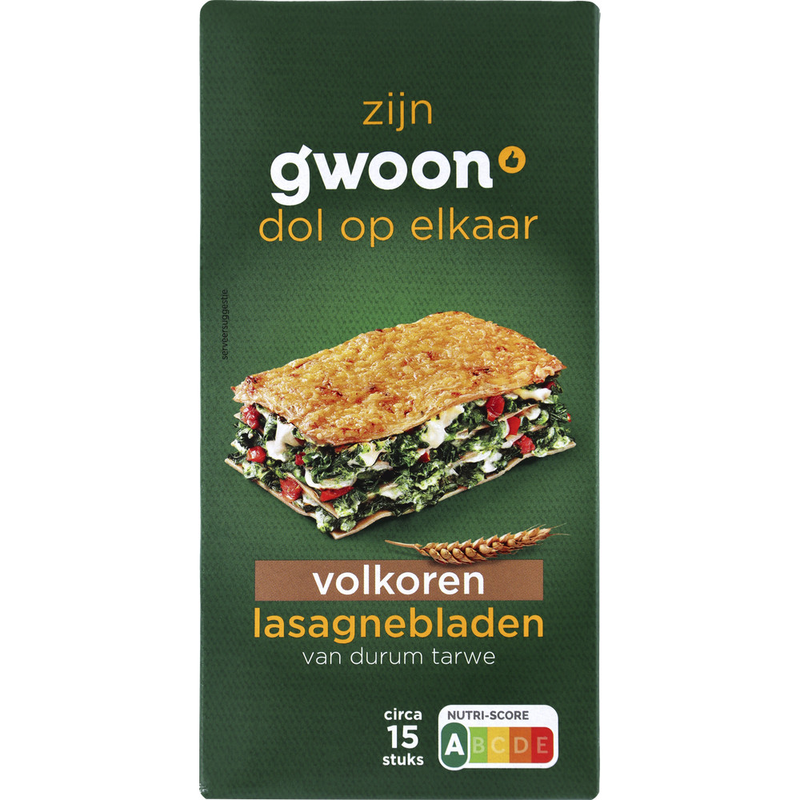 G'woon Lasagnabladen Volkoren