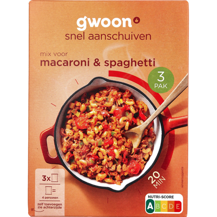 g'woon mix macaroni/spaghetti