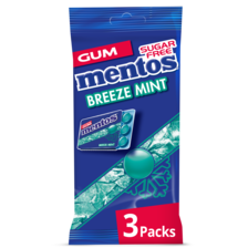 Mentos Gum Breeze Mint 3-Pack 3 x 17,5 g