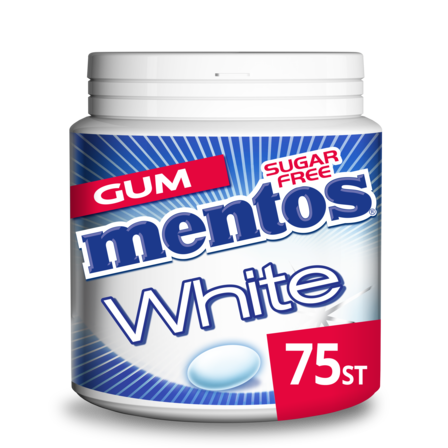 Mentos Chewing Gum White Cool Mint Sugar Free
