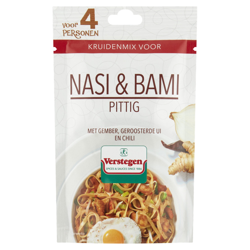 Verstegen Kruidenmix voor Nasi & Bami Pittig 30 g