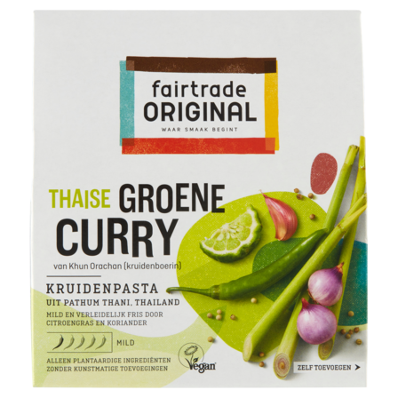 Fairtrade Original Thaise Groene Curry 70 g
