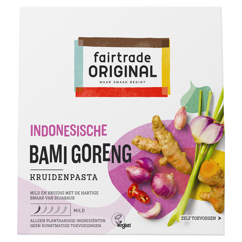 Fairtrade Original Indonesische Bami Goreng Kruidenpasta 75 g