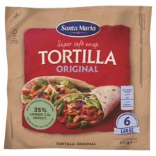 Santa Maria Tortilla Wraps Large 6 Stuks 371 g