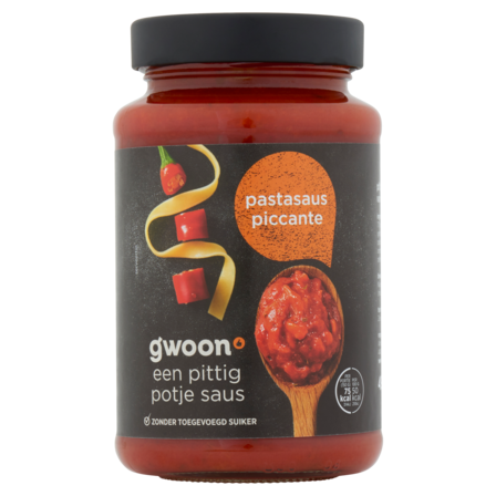 g'woon Pastasaus Piccante 490 g