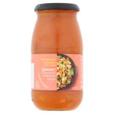 g'woon Roerbaksaus Zoetzuur met Perzik