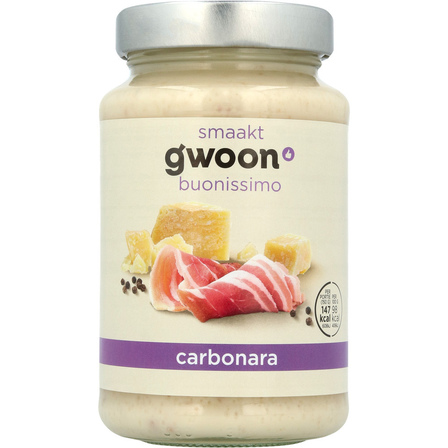 g'woon Pastasaus Carbonara