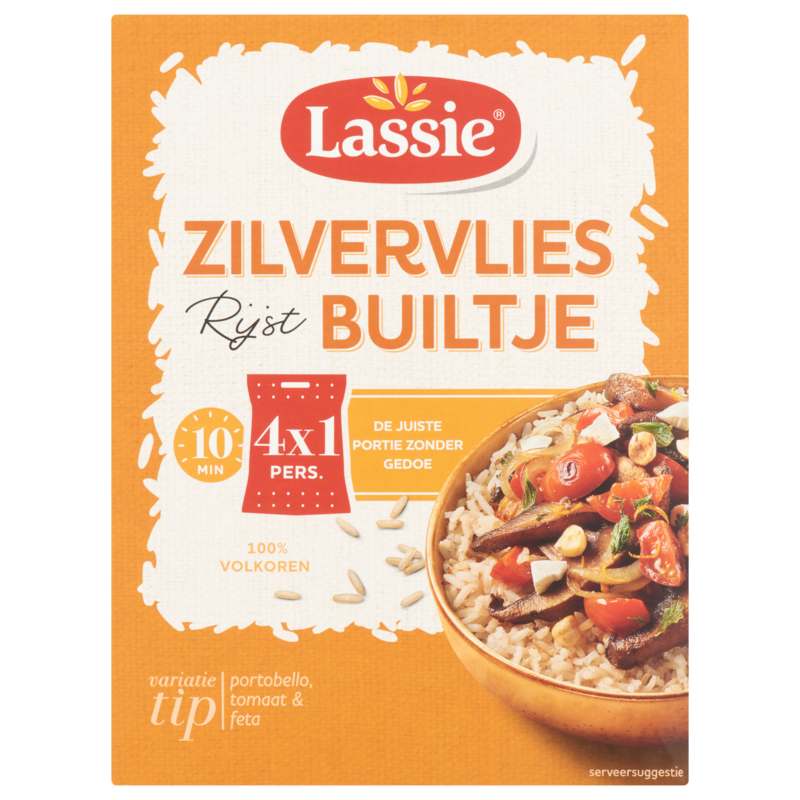 Lassie Zilvervliesrijst builtje